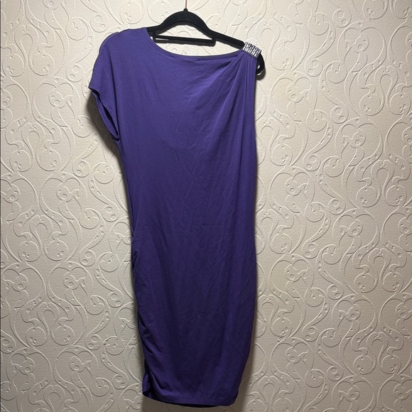 Cynthia Steffe One Shoulder Purple Dress - Picture 3 of 4